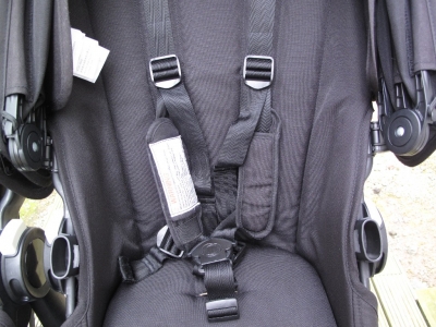 Mouldy Bugaboo harness straps after clean